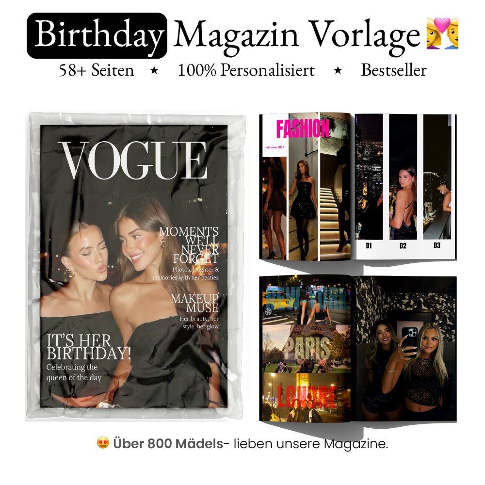 Birthday Magazin Geschenk 🎁