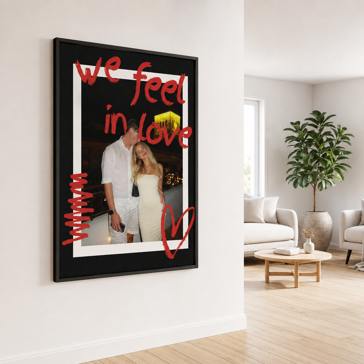 Personalisiertes Couple Poster mit Foto – Geschenk für Partner
