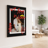 Personalisiertes Couple Poster mit Foto – Geschenk für Partner