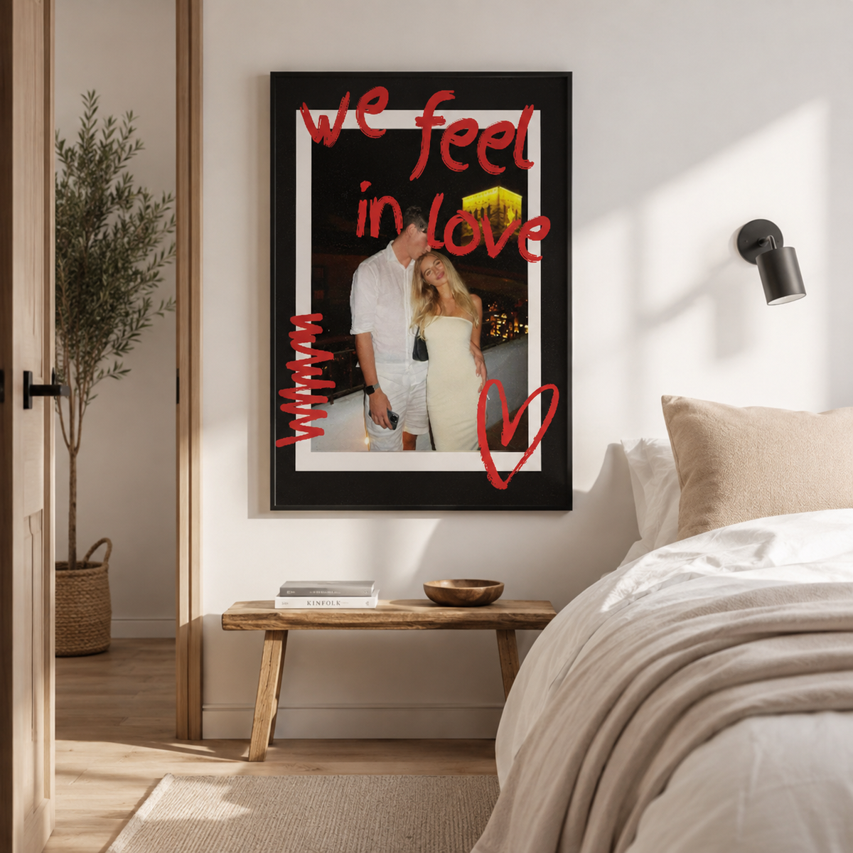 Personalisiertes Couple Poster mit Foto – Geschenk für Partner