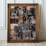 Personalisiertes Beste-Freundin-Poster – Fotocollage mit Lieblingssong
