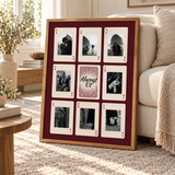 Personalisiertes Pärchen-Poster – Fotocollage im Spielkarten-Design