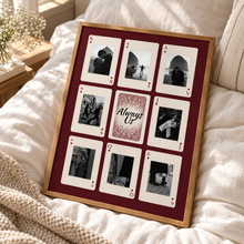 Personalisiertes Pärchen-Poster als Spielkarten-Fotocollage mit eigenen Fotos – Miniaturansicht 3