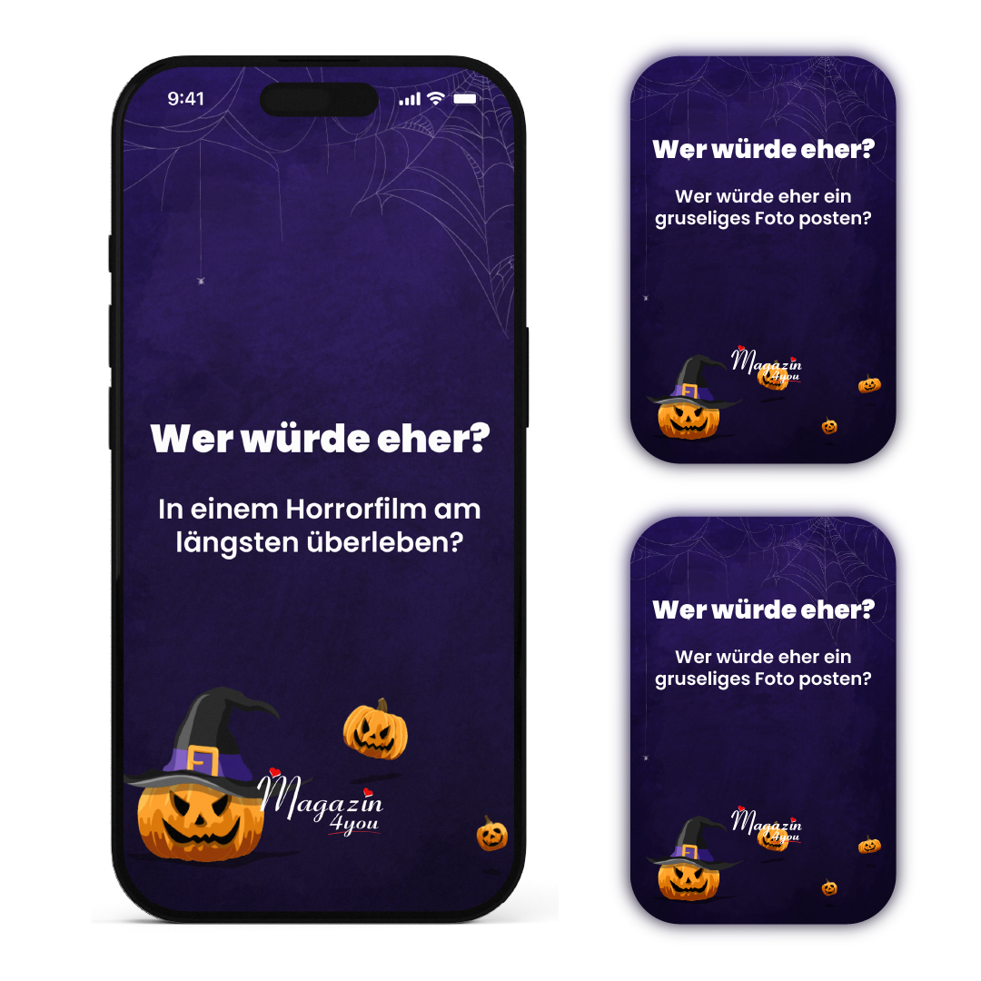 Wer würde eher? Halloween Edition x100 Karten