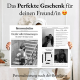 Couple Newspaper Gift